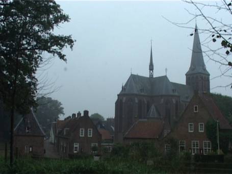 's-Heerenberg : Das kleine Städtchen im Frühnebel